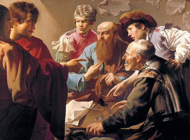 Hendrick ter Brugghen The Calling of St. Matthew Norge oil painting art